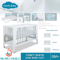 Comfy Baby Wooden Baby Cot-Ciak