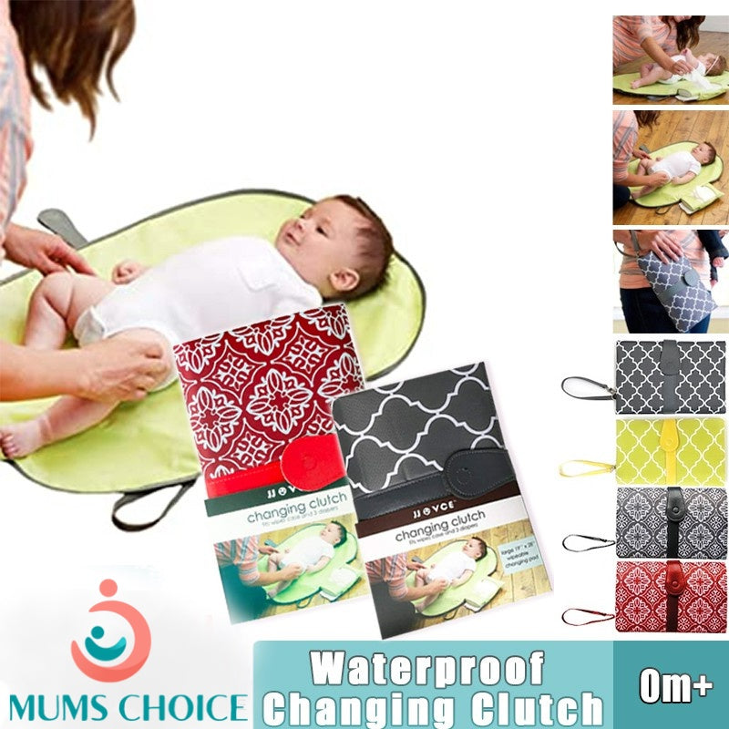 JJOVCE Portable Baby Diaper Changing Mat Waterproof Clutch Baby Travel Mums Choice