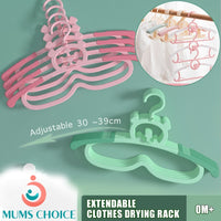 Misuta Baby Clothes Hanger Stackable /Extendable Design