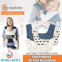 Ergobaby 360 Teething Pads & Bib for Baby Carrier Natural TPA2F14