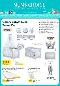 Comfy Baby® Luna Travel Cot