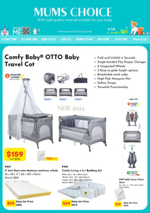 Comfy Baby® Otto Travel Cot / Baby playpen /baby Palyart