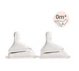 Hegen Teat Extra Slow Flow, 2-Pack (0 to 1 month)