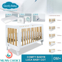 Comfy Baby Luca Baby Cot - 70 X 130''