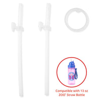 Skip Hop Zoo Straw Bottle PP Extra Straws 2-Pack (13 Oz )