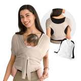 Mums Choice baby carrier easy to wear hands free baby wrap carrier breathable infant sling perfect for newborn babies
