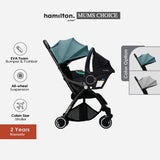 Hamilton S1 Plus Travel System (Stroller + Infant Car Seat - Grey + Car Seat Adapter)