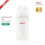 Pigeon [NEW Softouch 3] Nursing Bottle Pp 160ML / 240ML / 330ML Logo