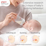 Pigeon [NEW Softouch 3] Nursing Bottle Pp 160ML / 240ML / 330ML Logo