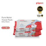 Pigeon Baby Wipes 30 / 80 Sheets 100% Pure Water