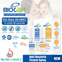 BioCair BC-65 BioActive HFMD /  Disinfectant Anti-Bacterial Pocket Spray 50ml (2 Bottle ) BABY FAST