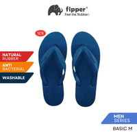 Fipper Natural Rubber Slipper Basic M Series - Blue Snorkel