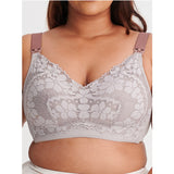 Bmama Plus Size / Big Cup Lace Wireless Nursing Bra - BR7102