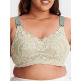 Bmama Plus Size / Big Cup Lace Wireless Nursing Bra - BR7102