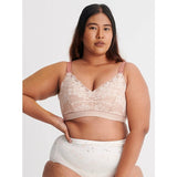 Bmama Super Soft Latex Lace Wireless Nursing Bra