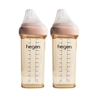 Hegen PCTO™ 330ml/11oz Feeding Bottle PPSU, 2-Pack with Fast Flow Teats (6 months and beyond)