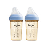 Hegen PCTO™ 240ml/8oz Feeding Bottle PPSU, 2-Pack with Medium Flow Teats (3 to 6 months)