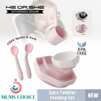 Heorshe 3pcs Toddler Feeding Set