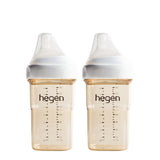 Hegen PCTO™ 240ml/8oz Feeding Bottle PPSU, 2-Pack with Medium Flow Teats (3 to 6 months)