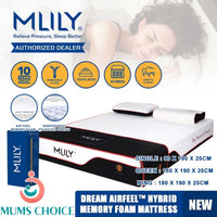 MLILY DREAM AirFeel™ Hybrid Memory Foam Mattress - Manchester United Extra Comfort Edition