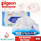 Pigeon Anti-Bacterial Wet Tissue 60S Single Pack