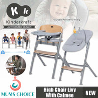 Kinderkraft Highchair Livy With Calmee