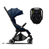 Hamilton X1 Plus Travel System (Stroller + Zeno Plus Infant Car Seat - Black)