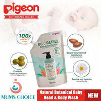 Pigeon Natural Botanical Baby Head & Body Wash Refill 900ML