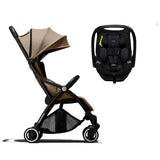 Hamilton X1 Plus Travel System (Stroller + Zeno Plus Infant Car Seat - Black)