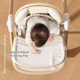 Mums Choice 2 In 1 High Chair With Swing