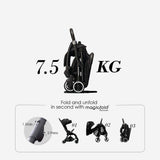 Hamilton X1 Plus Travel System (Stroller + Zeno Plus Infant Car Seat - Black)