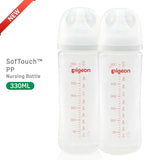 Pigeon [NEW Softouch 3] Nursing Bottle Pp 160ML / 240ML / 330ML Logo