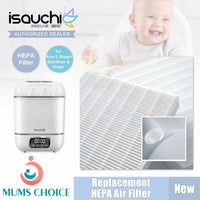 Isa Uchi  Replacement HEPA Air Filter for 4-in-1 Steam Sterilizer & Dryer | Accessories