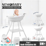 Nemobaby 7 in 1 baby bath tub completed kit